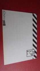 Uykusuz 2018 -İLKER ALTUNGÖR- Karikatür Temalı Kartpostal  FEDON