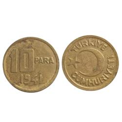 1940 - 1941 - 1942 Yılı 10 Para Lotu