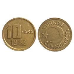 1940 - 1941 - 1942 Yılı 10 Para Lotu
