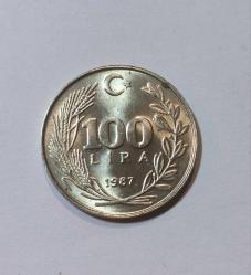 16918-KOLEKSİYONLUK 100 LİRA **1987 YILI **