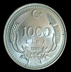 1992 1000 Lira Çil