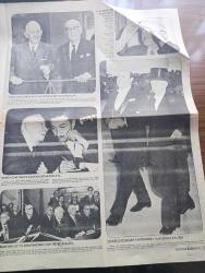 Hürriyet Gazetesi -  İsmet İnönü Albümü 3 - 29 Aralık 1973 - İsmet İnönü Eşi Mevhibe İnönü Çocukları Damadı Ve Kızıyla  Fotoğraf-  Eşi Mevhibe İnönü İle Daima Yan Yana Başbaşa Ve Her Zaman El Ele Dolaşırdı Fotoğraf - Celal Bayar'la Önce Dargındılar Sonra Böyle Barıştılar  Fotoğraf- Kıbrıs İçin Amerika'ya Gitmişti - Amerikan Başkanı Johnson'un İsmet İnönü'ye Saygısı Fotoğraf -Denizi Çok Severdi Böyle Çivilemeleri  Meşhurdu Fotoğraf - - Gazi Mustafa Kemal Atatürk'ün Yakın Dostuydu Fotoğraf - Sovyet Dışişleri Bakanı Gromiko'nun Eşiyle Fotoğraf - TBMM'nin 50. Yıldönümünde Çok Heyecanlıydı - Süleyman Demirel İle Kolkola Fotoğraf-  Bülent Ecevit İle Beraber Fotoğraf - Anıtkabir'e En Erken İsmet İnönü Gelirdi Fotoğraf - Ve Bir Tarih Son Yaprağını Böylece Kapadı Fotoğraf