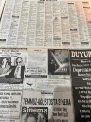 SABAH İSTANBUL GAZETESİ SABAH MELODİ GAZETESİ - 26 Ağustos 1999 - Erdal Bilallar-Eczaneler-Güzellik Rehberi-Sağlık Rehberi-Sabah Sarı Sayfalar-Şenol Baştakar-İstanbulluların dert köşesi-İstanbul’da Kültür Sanat-Yeşilköy Muhtarı Bülent Yurtsever-Ataköy muhtarı Aylin Keserkaya-Yeşilyurt muhtarı Nedim Dündar-İçişleri bakanı Tantan-Yılmaz Bayat-Murat Evgin-Erol Evgin-Engin Akbaş-Abdi İpekçi Spor Salonu-İkitelli sanayi mahallesi-Kadıköy Ataşehir-Üsküdar hastahanesi-İlhan Keser-Migren tedavi-İsveç Ayak Sağlığı Merkezi-Türk Böbrek Vakfı-Estelazer-Şirinevler Basın sitesi A Blok-Hasbiye Kaya-Ulusal motorlu araçlar-Sinema dergisi-four days in september-virüs-Bahtiyar ayberk-Merve ayberk-Cemal Güvenç-Sema güvenç-Bağcılar belediyesi 20.caddes-Osman Öcalan-Esenler belediye başkanı Mehmet Öcalan-AKTAŞ