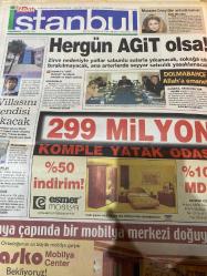 SABAH İSTANBUL GAZETESİ SABAH MELODİ GAZETESİ - 6 Kasım 1999 - Erdal Bilallar-Eczaneler-Güzellik Rehberi-Sağlık Rehberi-Sabah Sarı Sayfalar-Şenol Baştakar-İstanbulluların dert köşesi-İstanbul’da Kültür Sanat-Kemal Tanca-Coşkun Maşallah-Nazmi Çanta-Semra Taştan-Galeri Bingül-Gigi-Mıgırdaç Özcan-Serli Algül-Migret-Ersan Göral-Ersan Mücevher-Çekmeköy göl konakları-Derimod Shop-Kadıköy belediye başkanı Selami Öztürk-Bolelli Yeşil Çamlık Evleri-Bahçelievler kocasinan-Harbiye meydan-Kasımpaşa Zincirlikuyu-ekşioğlu evrensel konut yapı kooperatifi-Tüyap İstanbul fuarı-Delta motorlu taşıtlar-Altın kitaplar yayınevi-modoko mobilya-Ahmet çetinsaya-Antik A.Ş-ANAPLI eski belediye Tahsin salihoğlu-Mine Baysan-Show center-Fenerbahçe kalecisi rüştü-Salim yavaşoğlu