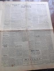 Son Havadis Gazetesi - 25 Mayıs 1962 - İnönü Canını Ortaya Koymuş Yazan Mümtaz Faik Fenik Köşe Yazısı - Adalet Partisi Ve CHP Merkez İdare Kurulları Toplanıyor - Siyasi Affın Tarihi Bugün Tesbit Edilecek - Birleşik Amerika 3. Feza Adamı Deniz albayı Carpenter'i Gönderdi - Yılın Fotoğrafı Eski Başsavcı Altay Ömer Egesel İle İzmirli Telefon Memuresi Ayten Akturan Yanyana - Telefoncu Ayten Akturan Hanım Varan VII - Gazetecilere Küfür Yağdıran Nurettin Egesel'i İstiklal Yaradılış Affetti - Celal Bayar Affedilirse İsviçre'ye Gitmeyecek - Resim Sanatla Tedavi Yazan Fikret Adil Köşe Yazısı - Ahmet Cevdet Paşa Yazan Ragıp Akyavaş - Bari Dernekleri Rahat Bırakalım Yazan Orhan Seyfi Orhon Köşe Yazısı - Amerikan Başkanı Kennedy Basın Toplantısında Dünya Konularında Bahsetti - Ava Gardner Fotoğraf - Maceralar Kralı Çizen Milt Caniff - Cengiz Han Çeviren B.D Yazı Dizisi - Şampiyonluk Yolunda Puan Farkı Üçe İndi - Fenerbahçe Galatasaray'dan Rövanşı Aldı - Beden Terbiyesi Genel Müdürü Fikret Altınel