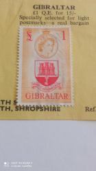 CEBELİTARIK 1 ADET DAMGALI PUL