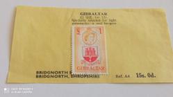 CEBELİTARIK 1 ADET DAMGALI PUL