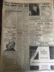 YENİ SABAH GAZETESİ 5 ŞUBAT 1959 YIL :21 SAYI :7158--Menderes ,Karamanlisle  yarın Zürih de görüşecek --Polis Tarabya  metropolidi hakkında takibata geçti --Zonguldak limanında  bir şilep batmak üzere ---15 Silahlı şahıs bir trenden kadın kaçırdı ---Bir bekçi adliye  önünde kayınpederini öldürdü --Bir gazeteci daha dün mahkum oldu --72 lik kadın ikiz çocuk doğurdu ---Kültür Meydanı :Siyavuşgil --İstanbul Rehberi ---Irak ta imamlar ,Komünizme karşı CİHAT ile ettiler --60 senelik iki aşık nihayet evlendiler ---Beş el ateşle 3 kişiyi yaraladı ---Bütçe Encümeninde imar vekili şiddetle tenkid edildi --Milli lig 21 Şubat ta başlıyor --Karagümrük Beşiktaş ı 1-0 Mağlup Ederek Üçüncü Oldu ---Kaleci Adil için Galatasaray temsilcisi Kahire ye gidiyor --Akdeniz oyunlarında atletizm yer almıyor --Basına isbat hakkı adliye--Sucuk yapılan yerde domuz eti bulundu --Bir uçak 73 yolcu ile Newyork civarına düştü--Banka kredileri kar hadlerine göre ayarlanacak --