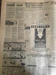 YENİ SABAH GAZETESİ 7 ŞUBAT 1959 YIL :21 SAYI :7160--Karamanlis Yeni Sabah a Beyanat Verdi --Zamlar Meclis de sert tartışmalara yol açtı---CHP istimlak için meclis den tahkikat istedi ---B.Almanya  mali yardımı kesmediğini açıkladı ---Dünkü kazalarda on altı kişi can verdi ---Kırşehir şilepi Samsun da yanıyor --İki müthiş haber :Siyavuşvil ---İstanbul Rehberi ---Dz.Bankası ile liman kontrol dairesi arasında ihtilaf çıktı ---Tops ithal edilirse yapağı elde kalacak --Çankırı cezaevinde büyük bir arbede ---Sinema :Kader Böyle İstiyordu ,Sevmek Günah Mı ?----Basketbolda Fenerbahçe D.Şafaka Oynuyor ---Şampiyon namzedi Fenerbahçe B.Spor u rahat yenebilir --Genç karma maçları 8 bölgede başladı ---B.Ahmet ,Gürcan ,Münir kadro harici bırakıldılar ---Turgay Arjantin e orada kalmak kararıyla gitti --Askeri üsler hususunda anlaşmaya varılıyor --