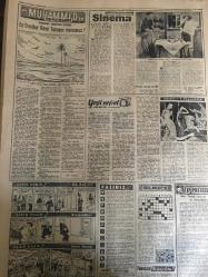 YENİ SABAH GAZETESİ 7 ŞUBAT 1959 YIL :21 SAYI :7160--Karamanlis Yeni Sabah a Beyanat Verdi --Zamlar Meclis de sert tartışmalara yol açtı---CHP istimlak için meclis den tahkikat istedi ---B.Almanya  mali yardımı kesmediğini açıkladı ---Dünkü kazalarda on altı kişi can verdi ---Kırşehir şilepi Samsun da yanıyor --İki müthiş haber :Siyavuşvil ---İstanbul Rehberi ---Dz.Bankası ile liman kontrol dairesi arasında ihtilaf çıktı ---Tops ithal edilirse yapağı elde kalacak --Çankırı cezaevinde büyük bir arbede ---Sinema :Kader Böyle İstiyordu ,Sevmek Günah Mı ?----Basketbolda Fenerbahçe D.Şafaka Oynuyor ---Şampiyon namzedi Fenerbahçe B.Spor u rahat yenebilir --Genç karma maçları 8 bölgede başladı ---B.Ahmet ,Gürcan ,Münir kadro harici bırakıldılar ---Turgay Arjantin e orada kalmak kararıyla gitti --Askeri üsler hususunda anlaşmaya varılıyor --