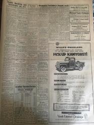 YENİ SABAH GAZETESİ 7 ŞUBAT 1959 YIL :21 SAYI :7160--Karamanlis Yeni Sabah a Beyanat Verdi --Zamlar Meclis de sert tartışmalara yol açtı---CHP istimlak için meclis den tahkikat istedi ---B.Almanya  mali yardımı kesmediğini açıkladı ---Dünkü kazalarda on altı kişi can verdi ---Kırşehir şilepi Samsun da yanıyor --İki müthiş haber :Siyavuşvil ---İstanbul Rehberi ---Dz.Bankası ile liman kontrol dairesi arasında ihtilaf çıktı ---Tops ithal edilirse yapağı elde kalacak --Çankırı cezaevinde büyük bir arbede ---Sinema :Kader Böyle İstiyordu ,Sevmek Günah Mı ?----Basketbolda Fenerbahçe D.Şafaka Oynuyor ---Şampiyon namzedi Fenerbahçe B.Spor u rahat yenebilir --Genç karma maçları 8 bölgede başladı ---B.Ahmet ,Gürcan ,Münir kadro harici bırakıldılar ---Turgay Arjantin e orada kalmak kararıyla gitti --Askeri üsler hususunda anlaşmaya varılıyor --