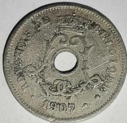 BELÇİKA 1907    5 CENTIM