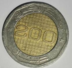 CEZAYİR  2012  200  DİNAR   HATIRA Bağımsızlığın 50. Yıldönümü