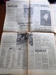 Son Havadis Gazetesi - 17 Ocak 1967 - Temyizdeki Rüşvet Olayı Yazan Mümtaz Faik Fenik Köşe Yazısı - Savcılık Eski Emniyet Müdürü Ahmet Demir Hakkında Tahkikat Açtı - Şiddetli Tipi Hayatı Felce Uğrattı 8 Kişi Donarak Öldü - Başbakan Süleyman Demirel Ankara'ya Döndü - Turhan Feyzioğlu Bülent Ecevit'e Ağır Cevap Verdi Rejime Kastedenlerin Karşısında Birleşmeliyiz- Büyü Yapan Musevi Abraham Marzuhi 2 Yıl Ceza Aldı - Gülbeyaz Yazan Ragıp Şevki Yeşim Yazı Dizisi - Hz. Ali Ve Suffin Muharebeleri Hazırlayan Yusuf Ziya İnan Yazı Dizisi - Aradığım İnsan Yazan Perihan Parla Yazı Dizisi -  Fezada Savaş Çizgi Roman - Kara Sinan'ın Yeni Macerası Bir Elmanın Yarısı Çizen Yücel Köksal  - Cibali Karakolu - Adı Aylin Namı Diğer Türkan Şoray Ve Ediz Hun Fotoğraf - İslam'ın Dört Halifesi Yazan Zuhuri Danışman Yazı Dizisi - Milli Futbolculara İzin Verilmeyince Fenerbahçe Spor Toto Turnuvasından Çekildi - Şampiyonluğa Gidiyoruz Diyen Adnan Süvari Gegiç'ij Hücum Taktiği Hatalı İdi Dedi - Haftanın Takımı