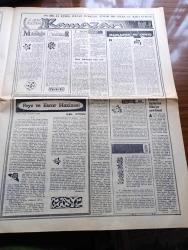 Babıalide Sabah Gazetesi - 21 Kasım 1969 - 10 Günlük Rusya Gezisini Bitiren Cevdet Sunay Dönüyor - Astronotlar Dün AY'dan Ayrıldı - Çarşamba Günü İki Dünyalıyı Aya İndiren Çirkin Makine İntrepid Bilim Adına Feda Edilmiştir - Milli Eğitim Bakanı Orhan Oğuz Sokak Hareketlerinde Karşıyım - Yüksek İslam Enstitülerinin 10. Kuruluş Yıldönümü Törenle Kutlandı - Konya Bağımsız Milletvekili Necmettin Erbakan Gazetecilerle Görüşecek -  TKP Veya TİP - Turnayı Gözünden Yazan Günyar Otmanbölük - Japon Başbakanına Yapılan Gösteriler Komünist Koreliler Tehlikesini Çıkardı - Bücür Ve Uçan Halısı Karikatür - Selçuk Sultan'ı Geliyor Yazan S. Asaf Önen Yazı Dizisi - Peygamberimizin Seçtiği Ve Sevdiği Dört Büyük Halife Yazan İhsan Uzungüngör Yazı Dizisi - 11 Ayın Sultanı Ramazan Köşesi - Kıblenin Kudüs'ten Kabe'ye Çevrilmesi - Kadın Çocuk Ve Ev Köşesi - Kadın Budu Köfte Tarifi - 200 Bin Kişilik Maracana Stadında Oynanan Maçta Pele Bininci Golünü Attı - Hadiseli Beşiktaş Altay Maçı Tepki İle Karşılandı -