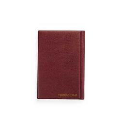 TEKSÖZ MC/6 Madeni Para Albümü Kapamalı 60 Adetlik Bordo