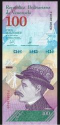 ** VENEZUELLA ( 100 * BOLİVARES ) 2018 - ÇİL