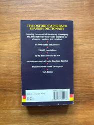 The Oxford Paperback Spanish Dictionary:  Spanish - English / English - Spanish