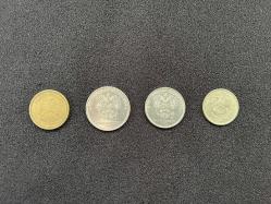 Rusya 1 - 2 - 5 - 10 Ruble Madeni Set