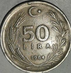 TÜRKİYE  1984    50  LİRA