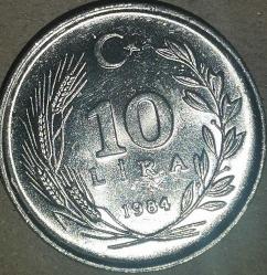 TÜRKİYE  1984  10 LİRA