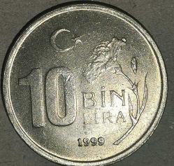 LOT.11 » TÜRKİYE  1999  10 BİN LİRA