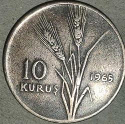 TÜRKİYE  1965   10 KURUŞ