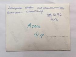 Antalya,Alanya FOTOĞRAFI, ORİJİNAL, 17 x 13 cm EBADINDA - ANTALYA'DA ŞEHİT CENAZESİNDE BAYRAK GERGİNLİĞİ YAŞANIRKEN ÇEKİLEN BİR FOTOĞRAF, 30 EKİM 1992