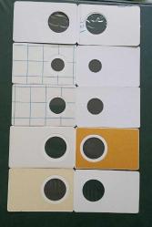 5 Adet Boş Madeni Para Folder Kapama Kit