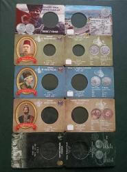 5 Adet Boş Madeni Para Folder Kapama Kit