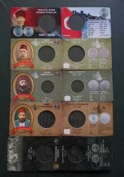 5 Adet Boş Madeni Para Folder Kapama Kit