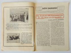 KÖY DERGİSİ Köy Meseleleriyle Uğraşır, Savaşır Türkçü Dergidir, 1 Mart 1949 - 1 Temmuz 1949, Sayı: 5, 6, 7, 8, 9 [5 ADET]