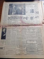 Ulus Gazetesi - 16 Ekim 1960 - Köpek Davası 20 Ekim Tarihine Birakldo- Savcı Celal Bayar Ve İbrahim Ökmen'in Memuriyetten Mahrumiyetlerini İstedi - İdamı İstenen 6 7 Eylül Sanıkları 60'ın Üstünde - Celal Bayar Ve Nedim Ökmen İçin İstenen Cezalar - Celal Bayar'ın Kızı Nilüfer Gürsoy Dünkü Duruşmayı Takip Etti - Celal Bayar Köpek Davasında Kendini Savunurken Fotoğraf - Nedim Ökmen Niçin İstifa Etmediniz Suali Karşısında Susuyordu Fotoğrafı - Basın Konusunda Görüş Ayrılığı Yazan Cihad Baban - Çinli Kızın Aşkı Yazan Paul Ernest Yazı Dizisi - Tarihi Duruşmadan Notlar - Yüksek Adalet Divanı Tarafsızlığıyla Dünya Adalet Tarihinde Mümtaz Bir Yer Alacak - Adnan Menderes'in Avukatı Burhan Apaydın - Yassıada'da Düşükler Adalet Huzuruna Çıktı Yazan Teoman Karahun - Yassıada Mektubu Yazan Kemal Zeki Gencosman - Muhittin Kılıç Bari Başkanı - Fenerbahçe İzmir'de Rekor Kırdı 7 1 - Gençlerbirliği İstanbul'da Beykoz'a 2 0 Yenildi - Yassıada  Adalet Tecelli Ediyor Fotoğraflar - Yayla Makarnası