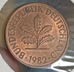 Almanya 1982 F 2 Pfennig