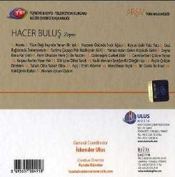 HACER BULUŞ - ZEYNO / TÜRK HALK MÜZİĞİ / TRT ARŞİV SERİSİ - CD