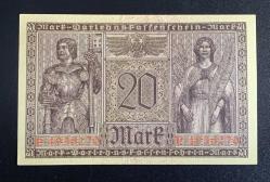 Almanya 1918 20 Mark ÇA-