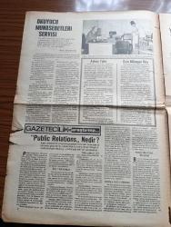 Hürriyet Gazetesi,1967 - Temyiz Ticaret Dairesi Başkanı Sıtkı Akyazgan'ın Tekzibini İstanbul 3. Asliye Ceza Mahkemesi Yersiz Buldu Türkiye'de Hakimler Var Yazan Necati Zincirkıran - 13 Gazetede Çıkan Gol Fotoğrafı - Abidin Behpur ve Yüksel Kasapbaşı Ödülleri Verildi - Gazetecilik Ve Araştırma Yazan Esin Bilbaşar Rey - Sosyal Yönümüz Yardım Sandığı Ve Çalışanlar - Merkur Gazetesinin Rotatifi Saatte 42.000 Tur Yapabiliyor - HÜRDAĞITIM Sayesinde Aynı Günde 55 İlde Birden Okunan Gazete Hürriyet - HÜRDAĞITIM'ın Genç Müdürü Ali Ünlü Görevi Başında Fotoğraf - Gazetenin Dağıtım Şeması - Son Altı Yıl İçinde Eşine Rastlanmamış Bir Saray Devrimi Geçiren Los Angeles Times - The Los Angeles Times Gazetesinin 39 Yaşındaki Sahibi Otis Chandler Fotoğraf - Times Mirror Şirketinin Sahip Oldukları - Kardeş Gazete Son - İstanbul'da Krallar Gibi 5 Gün 5 Gece Programında SON'un Talihli Okuyucuları Bir De Ünlü Vefa Bozacısına Uğradı - Son Gazetesinin Talihlileri  Maksimde - Gönül Yazar Şarkı Söylerken Foto
