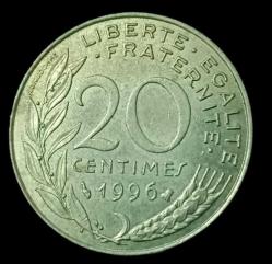 Fransa 1996 20 Centimes