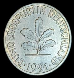 Almanya 1991 J 10 Pfennig