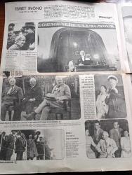 Hürriyet Gazetesi - İsmet İnönü Albümü 2 - 28 Aralık 1973 - İsmet İnönü Yorgun Yılların Yorgun Adamıydı - İsmet İnönü Adnan Menderes'le Kahkaha Atarken Fotoğraf- 54 Yıllık Eşi Mevhibe Hanım Onun En Büyük Arkadaşıydı - Erzincan Felaketinin Unutulmaz Hatırası - Roosevelt ve Churchill İle Birlikte - Şanlı Yavuz Zırhlısını Uğurlarken - Recep Peker - Tevfik Rüştü Aras - Von Papen Hayrandı - İsmet İnönü Ragıp Gümüşpala - Makarios Onun Gözlerinden Büyük Yurt Sevgisini Okuyordu -  İki Asker Birarada İsmet İnönü ve Cemal Gürsel - İsmet İnönü Talat Aydemir Ve Arkadaşlarının Devlete Karşı Giriştikleri İhtilal Teşebbüsünü Kan Dökülmeden Bastırmıştı  - Günlük Çalışmalarda Devamlı Not Tutardı - İsmet İnönü Top Dürbünü Başında Fotoğraf
