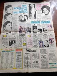 Tercüman İnci Ekran Gazetesi - 19 Aralık 1977 - Zeki Müren Yılbaşı Gecesi 7 Şarkı İle Sevgili TV Seyircilerine Kavuşacağım Fotoğraf - Bülent Eserden Az Bir Programla Asla TV'ye Çıkmam Diyor Fotoğraf -  Atatürk'ü Tv'de Ahmetli Mekin Canlandıracak Fotoğraf - Gazino Neonlarında Süren Rekabet Tv'de Devam Ediyor - İstanbul TV'sine Bir Oto Hırsızı Musallat Oldu - Arabası Çalınma Rekoru Meral Savcı'da - İstanbul TV Müdürü Atalay Akçalı - Ekrandaki Sevgili Foto Roman Oynayanlar Günay Armen Baki Tamer Yönetmen Arif Keskiner Çekim Meftun Olgaç - Kadın Ev Yazan Belma Aksun - Aşçınız Diyor Ki İzmarit Tavası - Saçı Dökülen Kanaryalar - Hayri'nin Melekleri Yazan Ve Çizen Suavi Süalp - Nevrozil Kazım İçen 100 Kişi Ispanak Gibi Oldu - Tele Makara Makaracı Suavi Süalp - Evlenmek İstiyorum - Yanlış Adım Yazan Ve Çizen Erol Denli - Tarihi Macera Romanı Şeytan Kuyusu Yazı Dizisi - Tefeciler Dizisinin Alex Vandervoort'u Kirk Douglas'ın Yuvası Sallantıda Fotoğraf - Joan Collins Gözden Düştü Fotoğraf