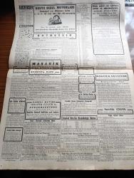 Cumhuriyet Gazetesi - 6 Birincikanun (Aralık) 1942 - Kavga Ve İdrak Köşe Yazısı - Çorum'da Felaket Osmancık Nahiyesinde Ve Civarında Zelzele Büyük Zararlara Sebep Oldu - Şark Cephesinde Çok Şiddetli Muharebeler - Napoliye Ağır Bir Hava Baskını - Winston Churchill'in Yeni Beyanatı Afrika'da Daha Çetin Muhabereler Olacak - Milli Şefimiz İsmet İnönü'nün Mülkiyelilere İltifatları - Sovyet Harp Tebliği Stalingrad Çevresinde 12 Kadar Köy İşgal Edildi - Alman Harp Tebliği Kalmuklar Bozkırlarında Kıtalarımız Düşmanın Verilerine Doğru İlerlemektedir - Rus Taarruzları Yazanlar Emekli General H. Emir Erkilet Yazı Dizisi - Afrika Şimalinde Karaya Çıkarılan Amerikan Askerlerine Yemek Tevzi Edilouor- Haftanın Şakaları Yazan Burhan Felek - Kaçak Sigara Ve İçkiler - Yeni Ekmek Karneleri - Küçük Hikâye Küçük Kalp Yazan Nuri Refik - İş Mecmuası Ve Yayınları Yazan Profesör M. Şekib Tunç - Tunus Harbi Yazan Ömer Rıza Doğrul Köşe Yazısı - Şarlo Charlie Chaplin  Akşam Saat Türkiye'ye Hitaben Konuşma Yapacak
