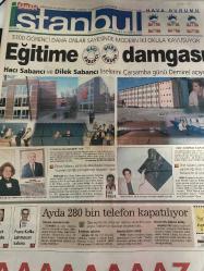 SABAH İSTANBUL GAZETESİ - 7 Aralık 1998- Hava durumu-Erdal Bilallar-Sarı sayfalar-İstanbulda bugün yer alan firmalar-Eczaneler-Sarı sayfalar-İstanbulda kültür ve sanat-Önemli telefonlar-erdal Çetin-hıncal Uluç-İgdaş-dilek Sabancı-Hacı Sabancı Lisesi-Süleyman Demirel-Arnavutköy-Gültepe-Sarıgazi-Yakacık-Bahçeşehir Avrupa’ya örnek-Türk anneler derneği Şişli Şubesi-birsen Özkan-Ferhan Şensoy--orta oyuncular-boyut otomotiv-Fatih altın-Levent kırca ve Oya başar tiyatrosu-üç baba Hasan müzikli oyunu-Ferhangi şeyler 1308. oyun-sabah kitapları-Cem Yılmaz-Mazhar Alanson-her şey çok güzel olacak-Müjdat gezen tiyatrosu-abdullah Altıntaş-Şemsettin tanrıverdi-İsmet Yılmaz-kuş dili eğitim merkezi