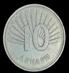 Makedonya 2008 10 Dinar