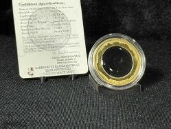 Darphane 2006 Tam Güneş Tutulması – 50 Yeni Türk Lirası Sertifikalı Gümüş üzeri Altın Kaplama Sikke Hatıra Parası