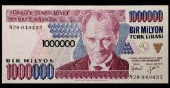 Efemera - 7 Emisyon N 29 seri 1 Milyon Lira Çil - kitantik - kitaLog