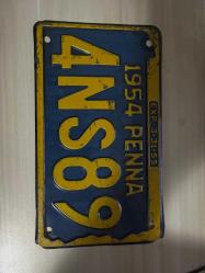 ORJİNAL Amerika Penna plaka 25x14