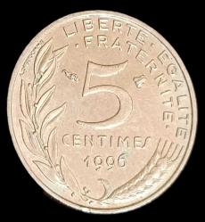 Fransa 1996 5 Centimes