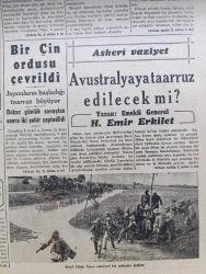 Cumhuriyet Gazetesi - 6 Mayıs 1943 - Bulgaristan Durumu Yazan Nadir Nadi Köşe Yazısı - Rakı Sarfiyatı Artıyor - Adaların Ziyneti Orman İdaresi Çamlarının Temizlenmesi İşini Üzerine Aldı - Sofyada Yüzlerce Kişi Tevkif Edildi - Şark Cephesinde Sovyet Taarruzu - Vekiller Heyeti Cumhurreisimiz İsmet İnönü Riyasetinde Toplandı - Bir Çin Ordusu Çevrildi Japonların Başladığı Taarruz Büyüyor - Mecidiyeköy Cinayeti - Maliye Vekili Fuad Ağralı Yeni Yıl Bütçesi Hakkında Bilgi Verdi - Bayan Durad'ın Balesi - Gazino Kahve Ve Çayhanelerin De Tarifesi Değiştiriliyor - Maoriler Acaba Türkmüdürler Yazan Abidin Daver - Beklenmeyen Misafir Bu Akşam Saray Sinemasında - Güzide Sanatkarlarımız Vahdet Nuri İle Cemal Reşit'in Dün Akşamı Konserleri Fotoğraf - Vay Şekerim Yazan Burhan Felek Köşe Yazısı - Deva Ağrı Kesici - Nevrozin Ağrı Kesici - İsmetpaşa Kız Enstitüsü - Göz Hekimi Nuri Fehmi Ayberk - Borsa - Bulmaca - Bugünkü Radyo Programı