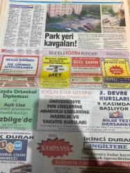 SABAH İSTANBUL GAZETESİ ANADOLU YAKASI GAZETESİ - 29 Ekim 1996 -Kadıköy-Eminönü-Şişli-Salim Yavaşoğlu-Özlem Özakova-Erdal Bilallar-Zuhal Ergüzel-Aydoğan Kaçıra-İhsan Karaca-Gizli kamera-Bağdatın cellatları-Ayhan Gülmez-Orhan Veli Kanık-Nöbetçi eczaneler-bilgi test dershanesi-İstanbul Lisan Merkezi-Özel Şahin Eğitim merkezi-Afacanlar Sirki-Işıklar Sönmesin-Moskova Radyo Senfoni Orkestrası-Mel Gıbson-Sinema-Önemli telefonlar-Rezervasyon-Tv Kanalları-Batı dilleri Merkezi-Otohaber-Asayiş Raporu-Baltalimanı kemik hastalıkları hastahanesi-Cüneyt Arkın-Özlem Özkova-Çatalca-Ümraniye-Fatih